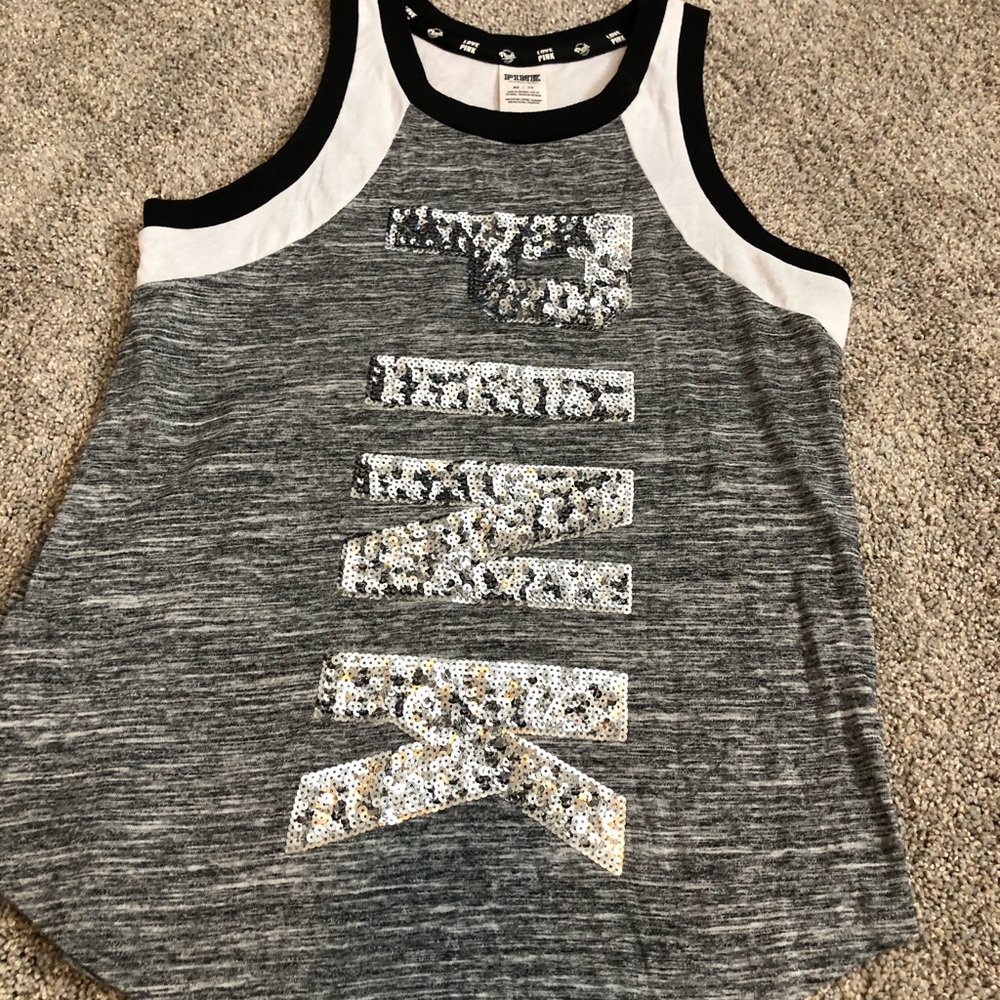 Pink Victoria’s Secret Bling Tank